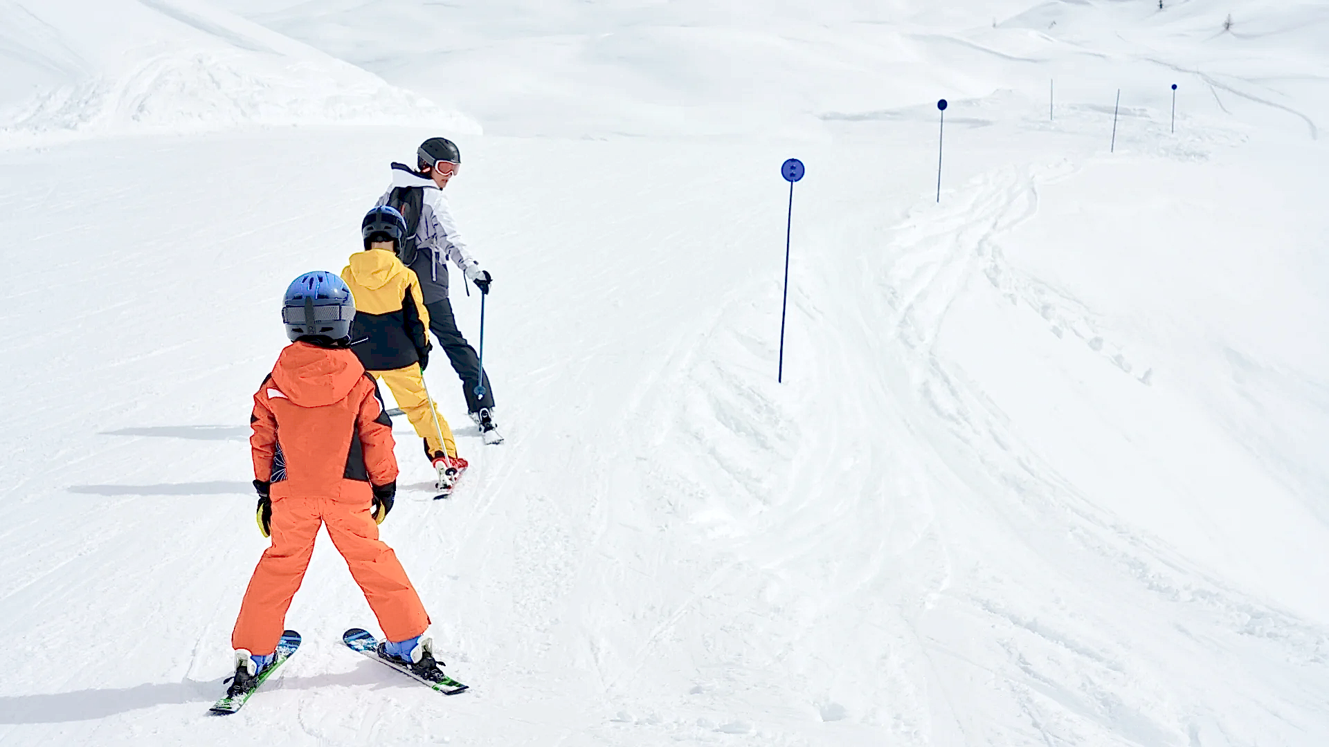 çocuklar için kayak ve board dersi