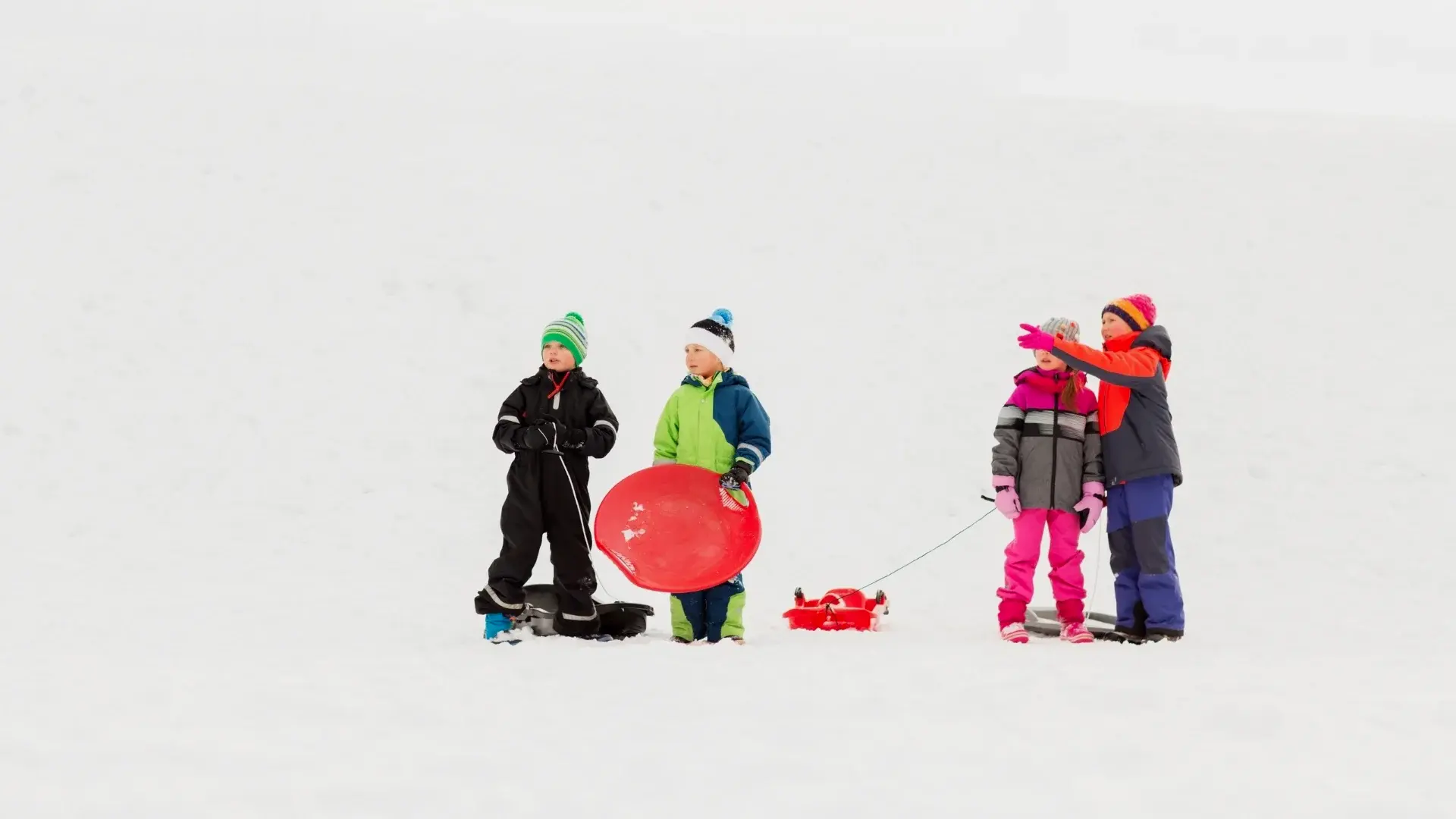 erciyes kayak eğitimi çocuk grubu