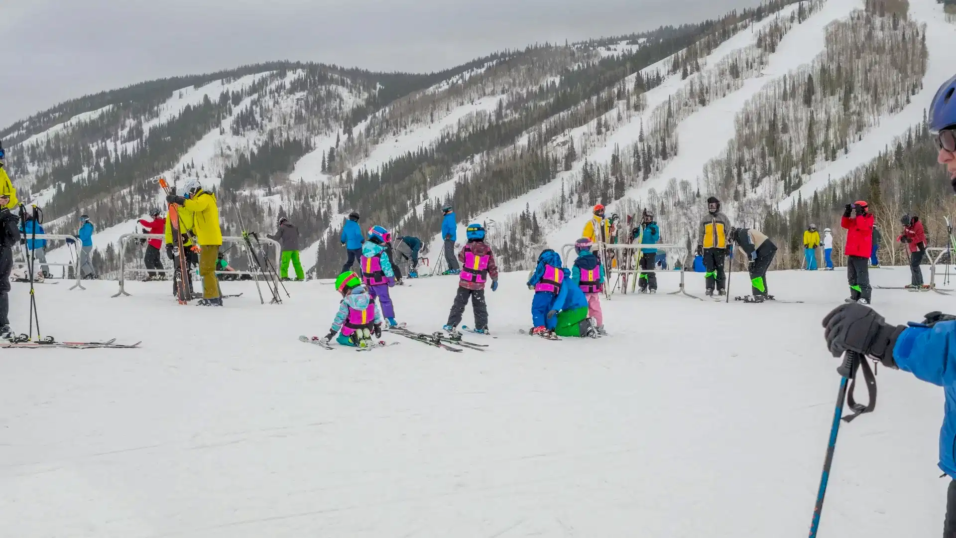 gençler için kayak dersi