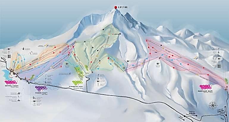 erciyes-kayak-merkezi-pist-haritasi
